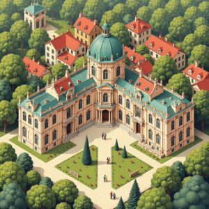 Design Conferences in Europe illustration of Vienna, Austria.