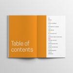 Table of Contents Design