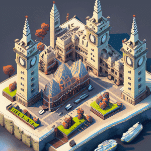 Data Visualization Conference 2025 illustration of London, England