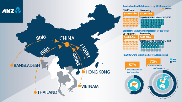 ANZ International Banking China Infographic