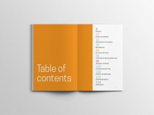 Table of Contents Design