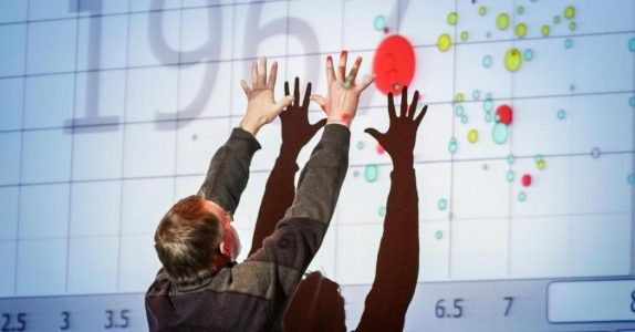 Bild von Hans Rosling aus dem Blog der besten Datenvisualisierungsseiten