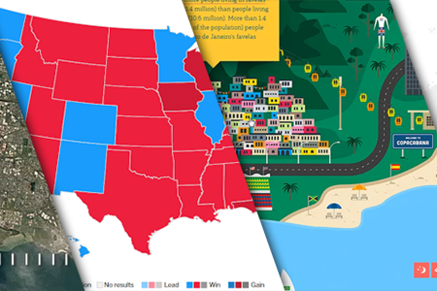 The Data Visualization Format of the Year (Runner Up): Interactive Maps