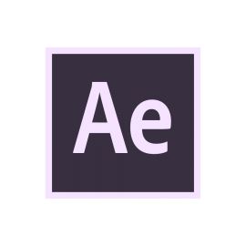 Logo for Adobe After Effects, a motion graphics creator and data viz tool