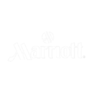 Marriott logo, white